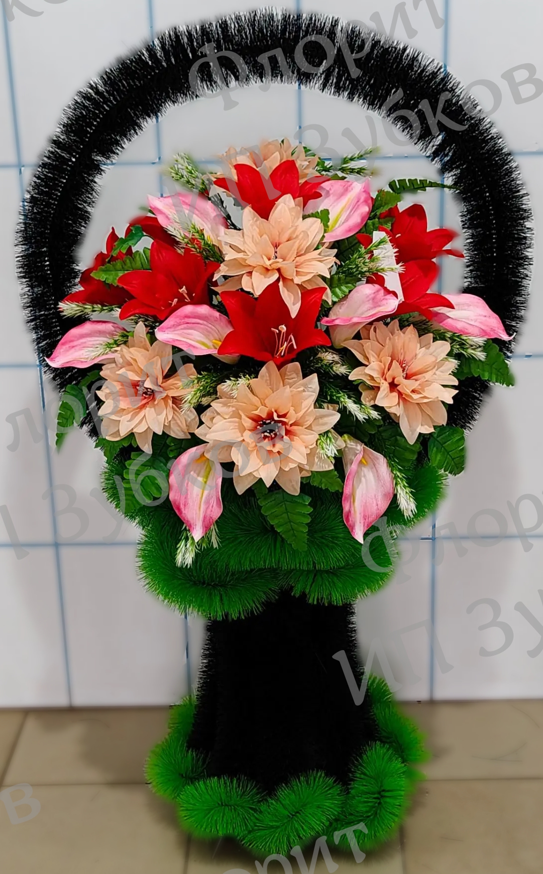 Корзина Роза средняя, Основной